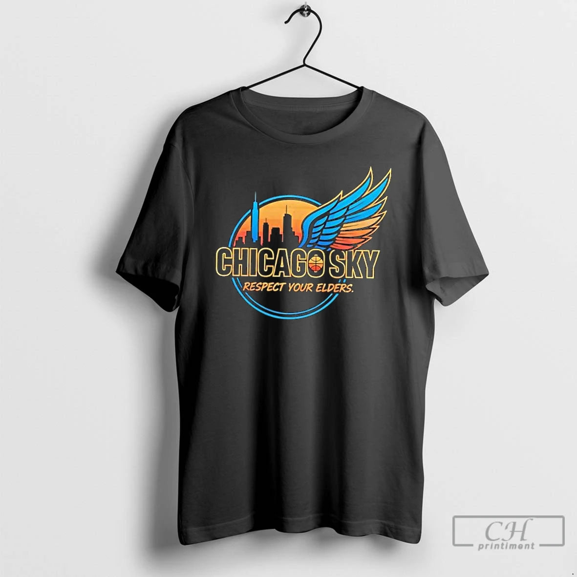 Classic Chicago Sky Respect Your Elders T-Shirts, Hoodie, Sweatshirt | DripVista.com