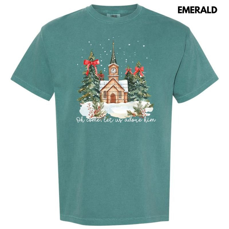 Classic Christmas Church Comfort Colors T-Shirt 'NLB' Hoodie, Sweatshirt | DripVista.com