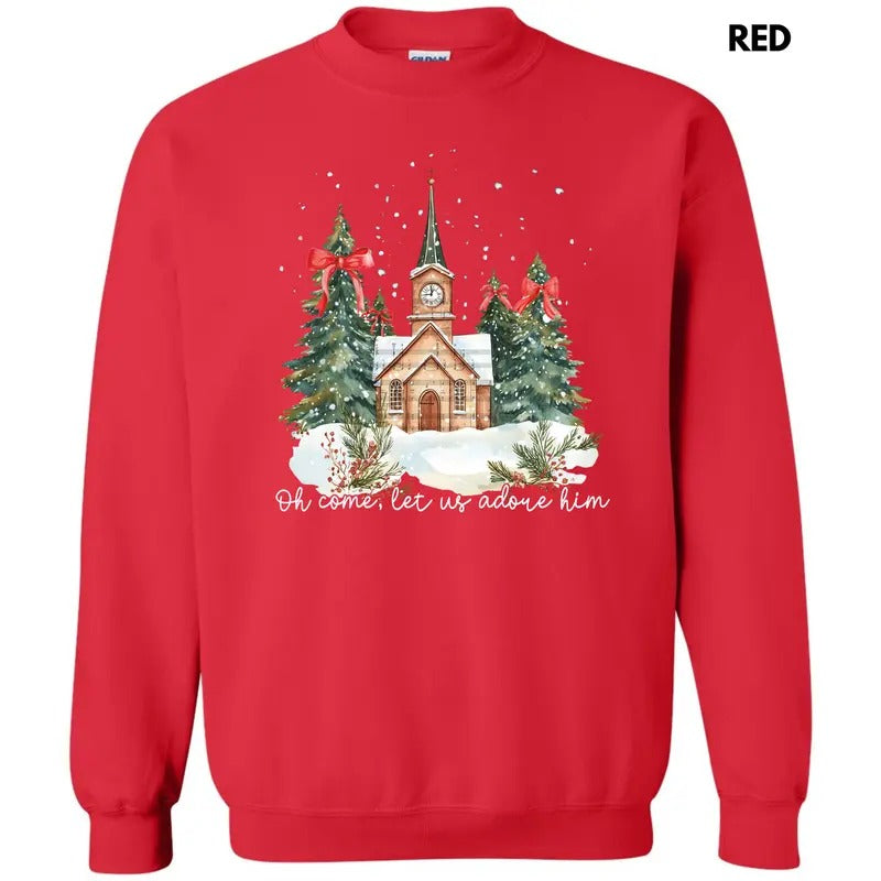 Classic Christmas Church Sweatshirt 'NLB