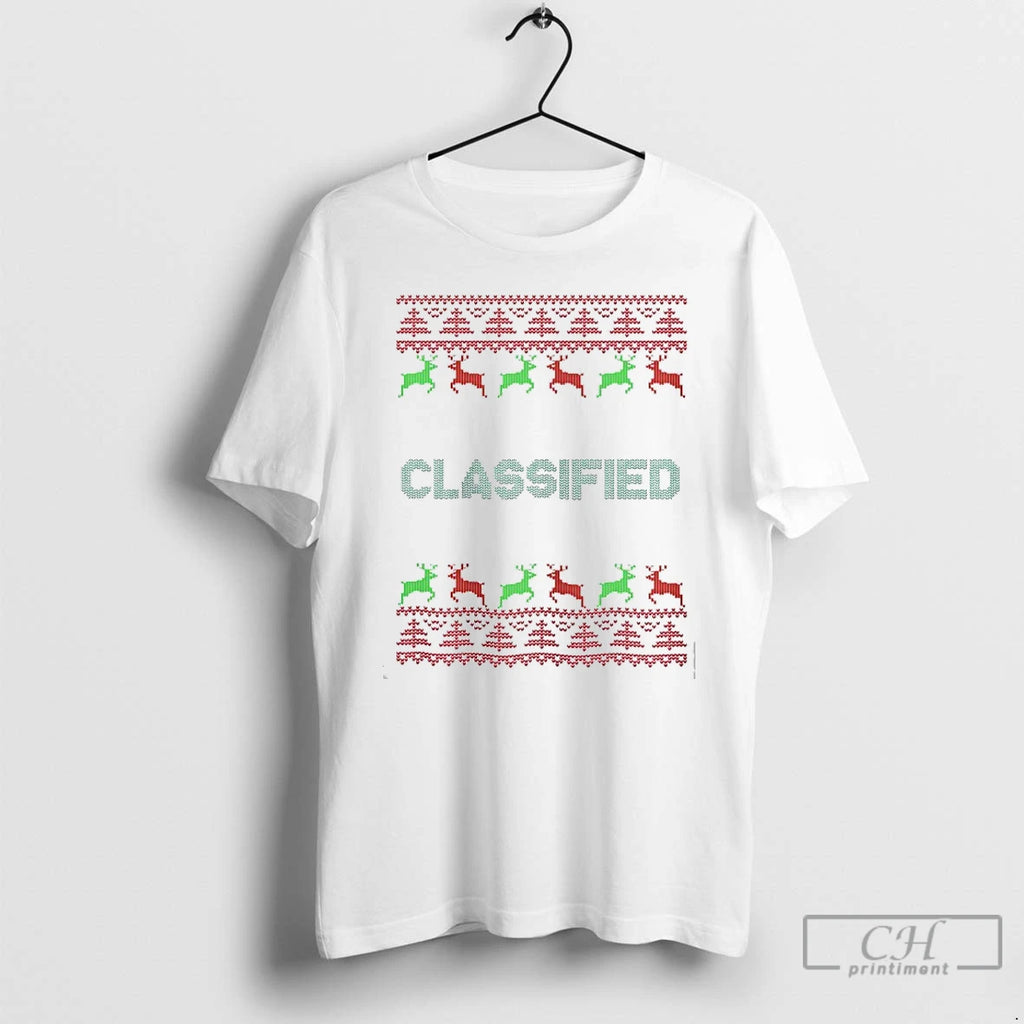 Classic Classified 2025 Ugly Christmas T-Shirts, Hoodie, Sweatshirt | DripVista.com