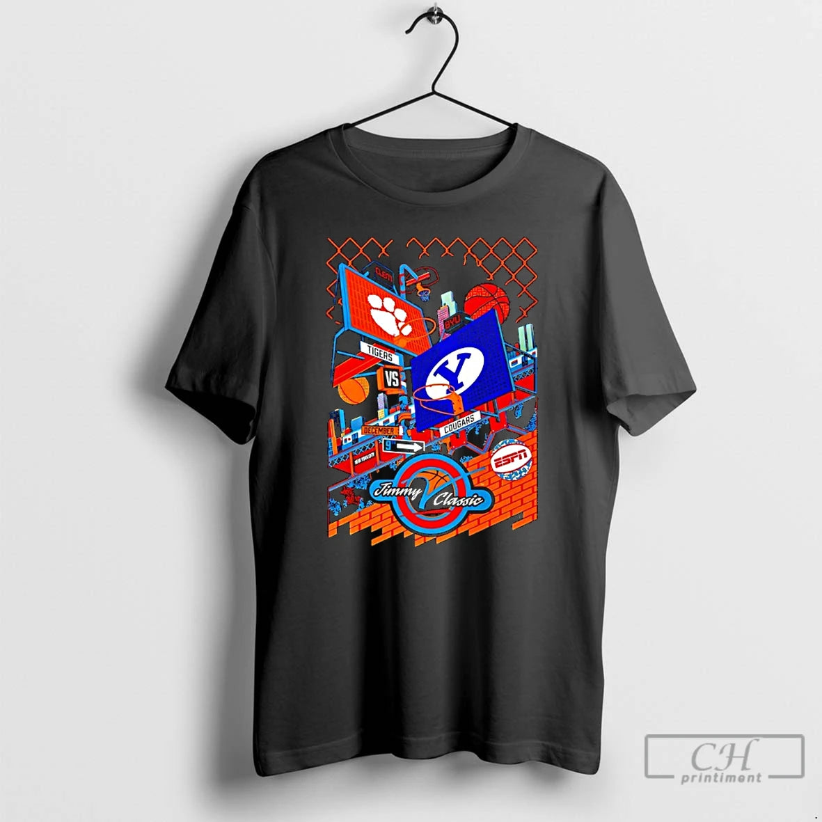 Classic Clemson Vs Byu 2025 Jimmy V Classic T-Shirts, Hoodie, Sweatshirt | DripVista.com