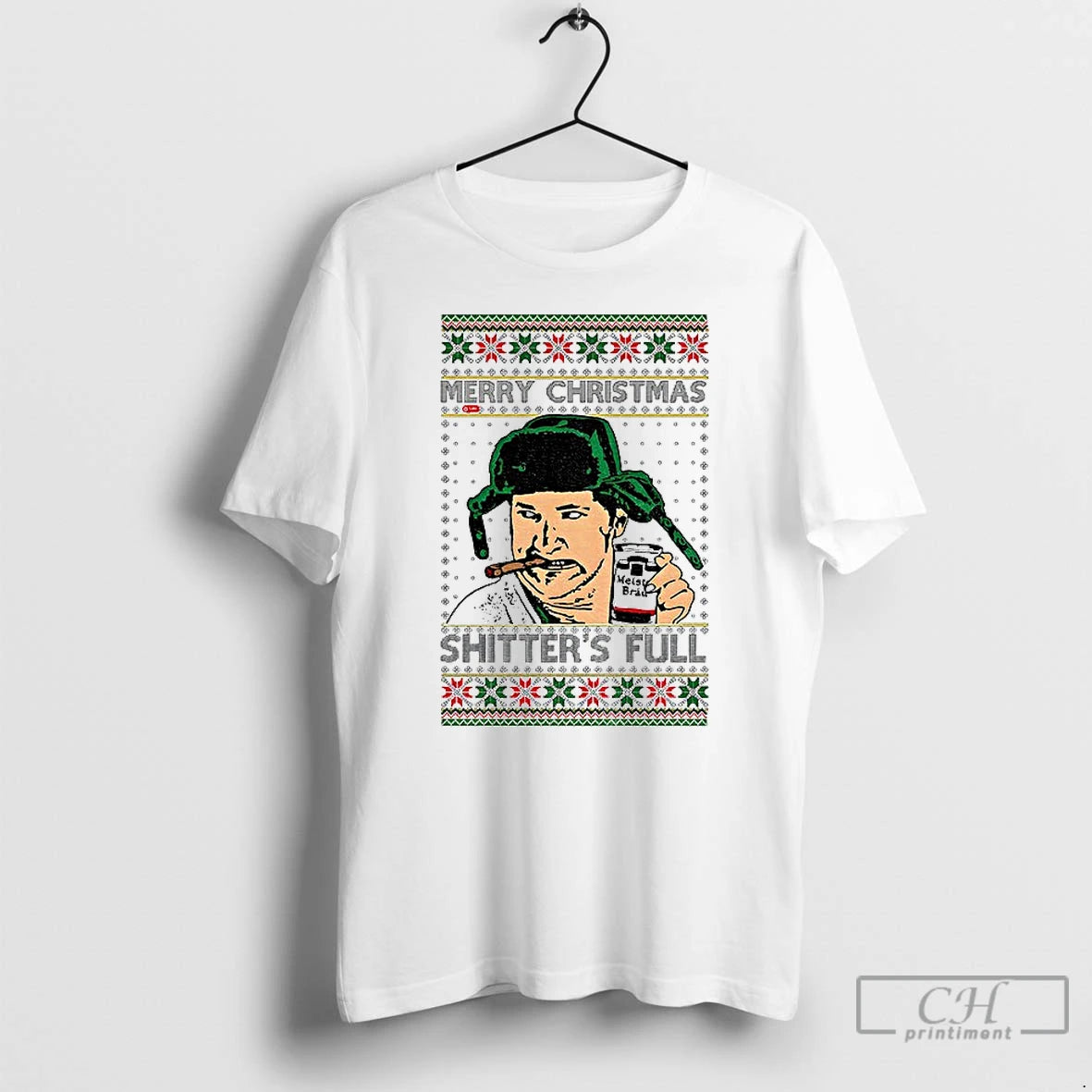 Classic Cousin Eddie Merry Christmas Shitters Full T-Shirts, Hoodie, Sweatshirt | DripVista.com
