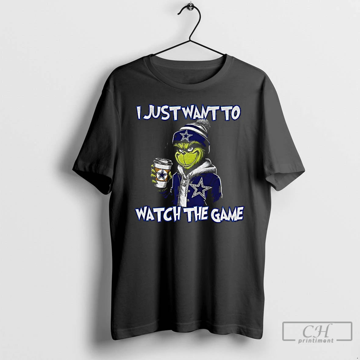 Classic Dallas Cowboys Grinch I Just Want To Watch The Game Christmas T Shirts Sweater Hoodie, Sweatshirt | DripVista.com