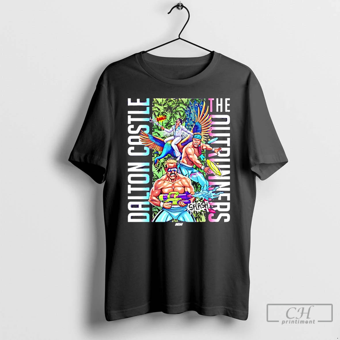 Classic Dalton Castle And The Outrunners Peacockrunners Caricature T-Shirts, Hoodie, Sweatshirt | DripVista.com
