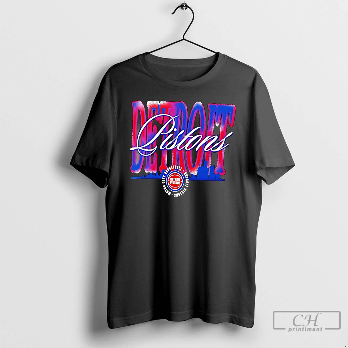 Classic Detroit Pistons Chrome Legacy 2026 Logo T-Shirts, Hoodie, Sweatshirt | DripVista.com