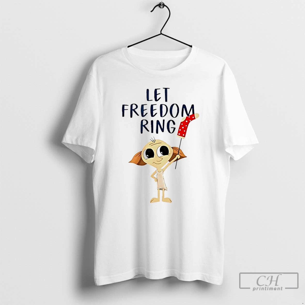 Classic Dobby Let Freedom Ring Cartoon T-Shirts, Hoodie, Sweatshirt | DripVista.com