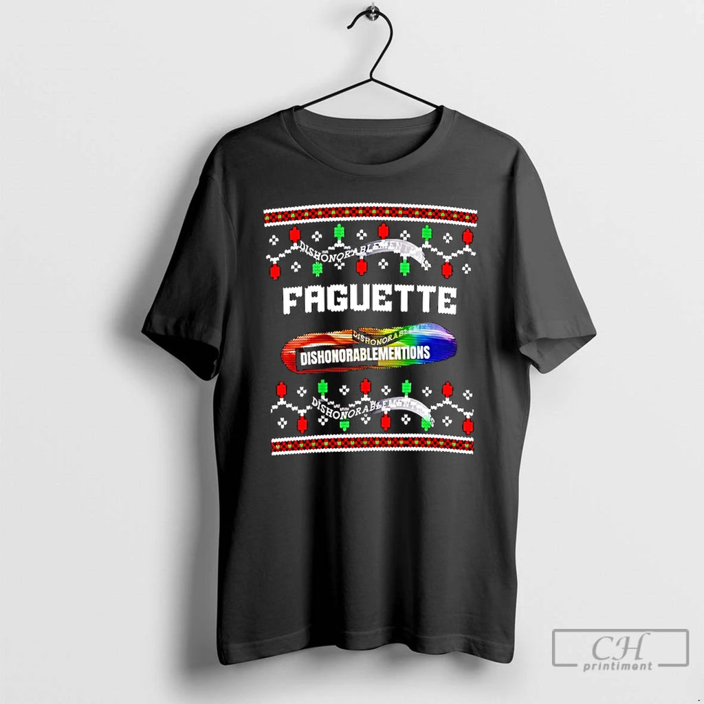 Classic Faguette Ugly Christmas Graphic T-Shirts, Hoodie, Sweatshirt | DripVista.com