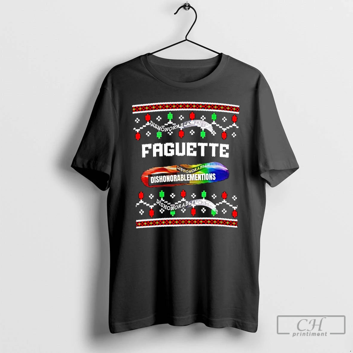 Classic Faguette Ugly Christmas Graphic T-Shirts, Hoodie, Sweatshirt | DripVista.com