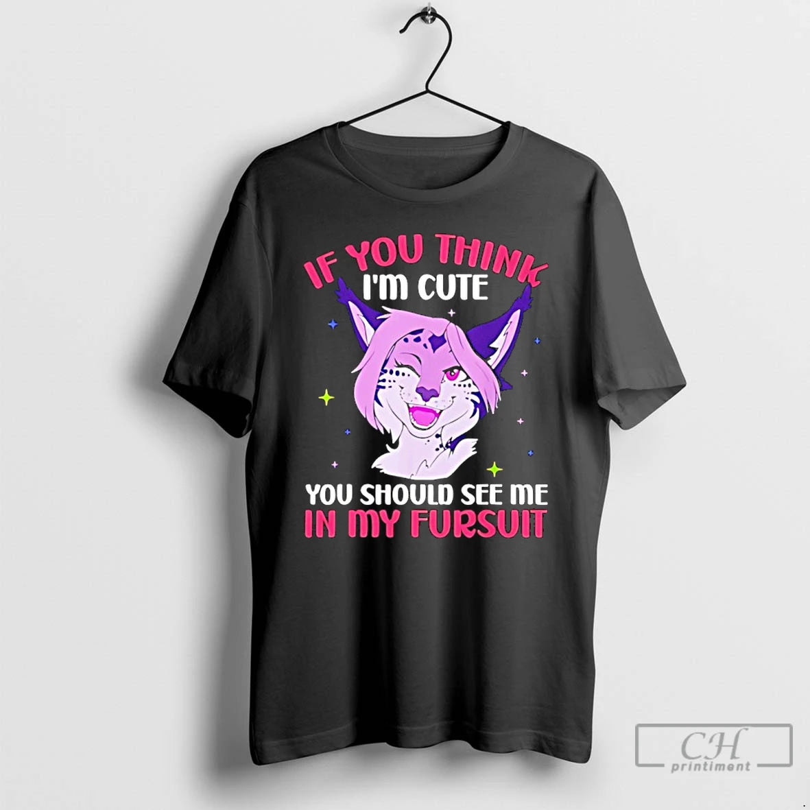 Classic Fandom Fursona Fox If You Think Im Cute You Should See My Fursuit T-Shirts, Hoodie, Sweatshirt | DripVista.com