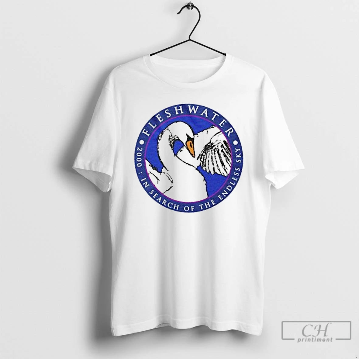 Classic Fleshwater In Search Of The Endless Sky Swan T-Shirts, Hoodie, Sweatshirt | DripVista.com