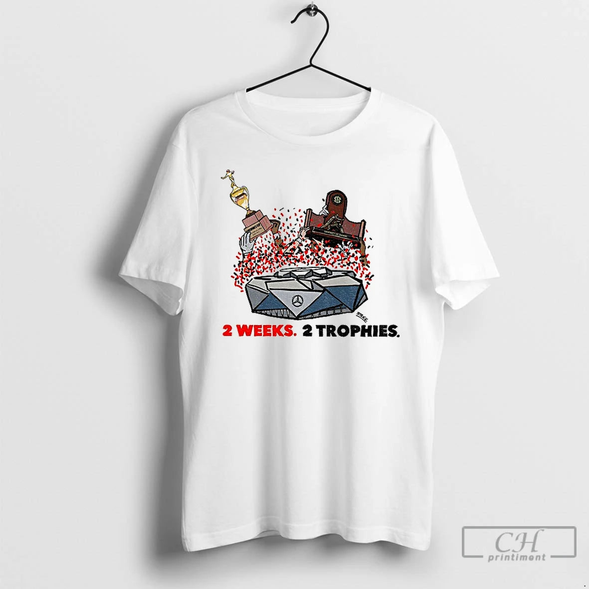Classic Georgia Bulldogs Football Sec Southeastern Conference 2 Weeks 2 Trophies T-Shirts, Hoodie, Sweatshirt | DripVista.com