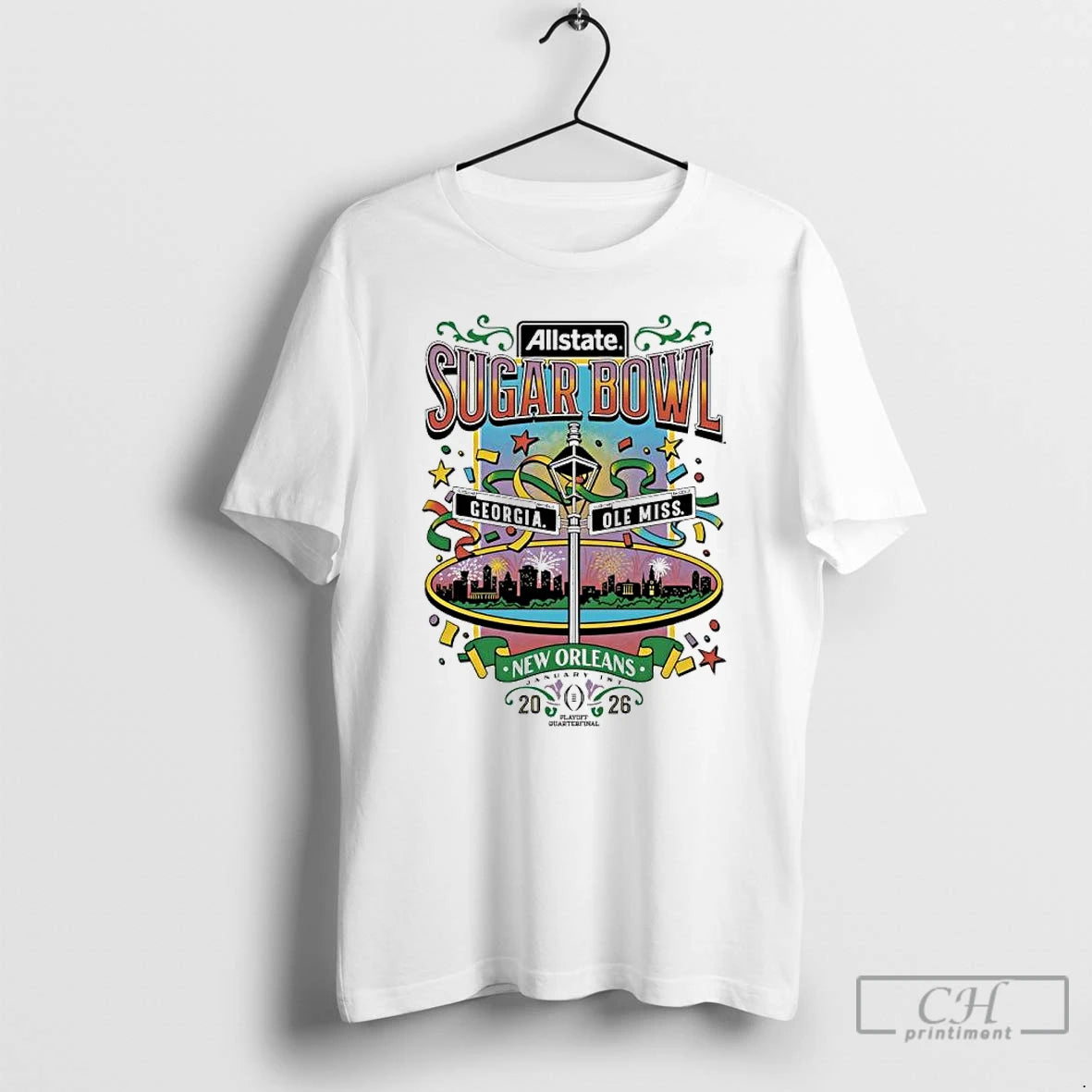 Classic Georgia Vs Ole Miss 2026 Allstate Sugar Bowl Nola T-Shirts, Hoodie, Sweatshirt | DripVista.com