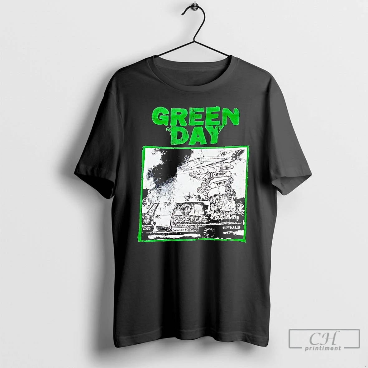 Classic Green Day Basket Case Graphic T-Shirts, Hoodie, Sweatshirt | DripVista.com