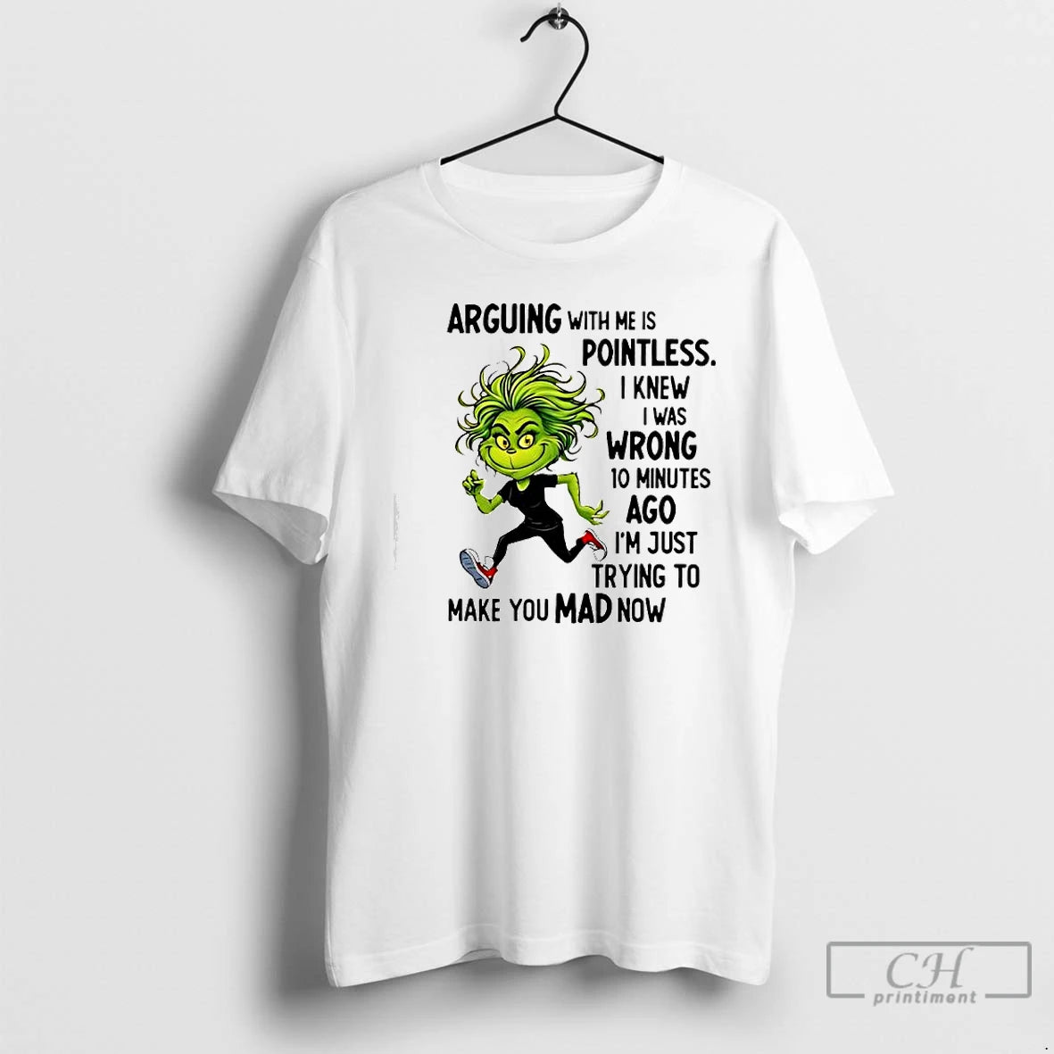 Classic Grinch Arguing With Me Is Pointless I Knew I Was Wrong T Shirts Sweater Hoodie, Sweatshirt | DripVista.com