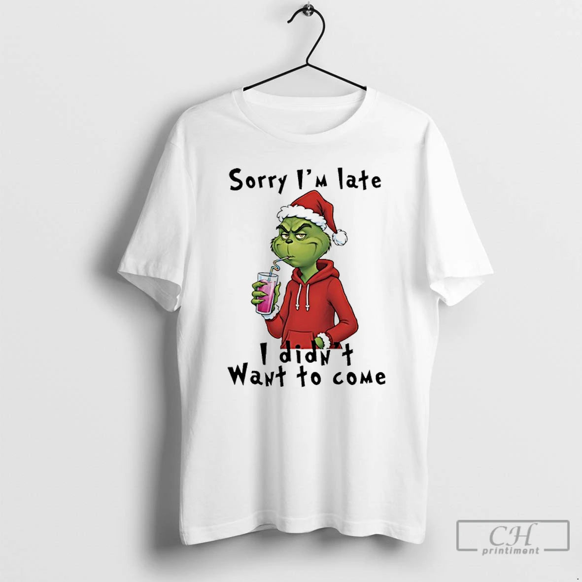 Classic Grinch Sorry Im Late I Didnt Want To Come Christmas T-Shirts, Hoodie, Sweatshirt | DripVista.com
