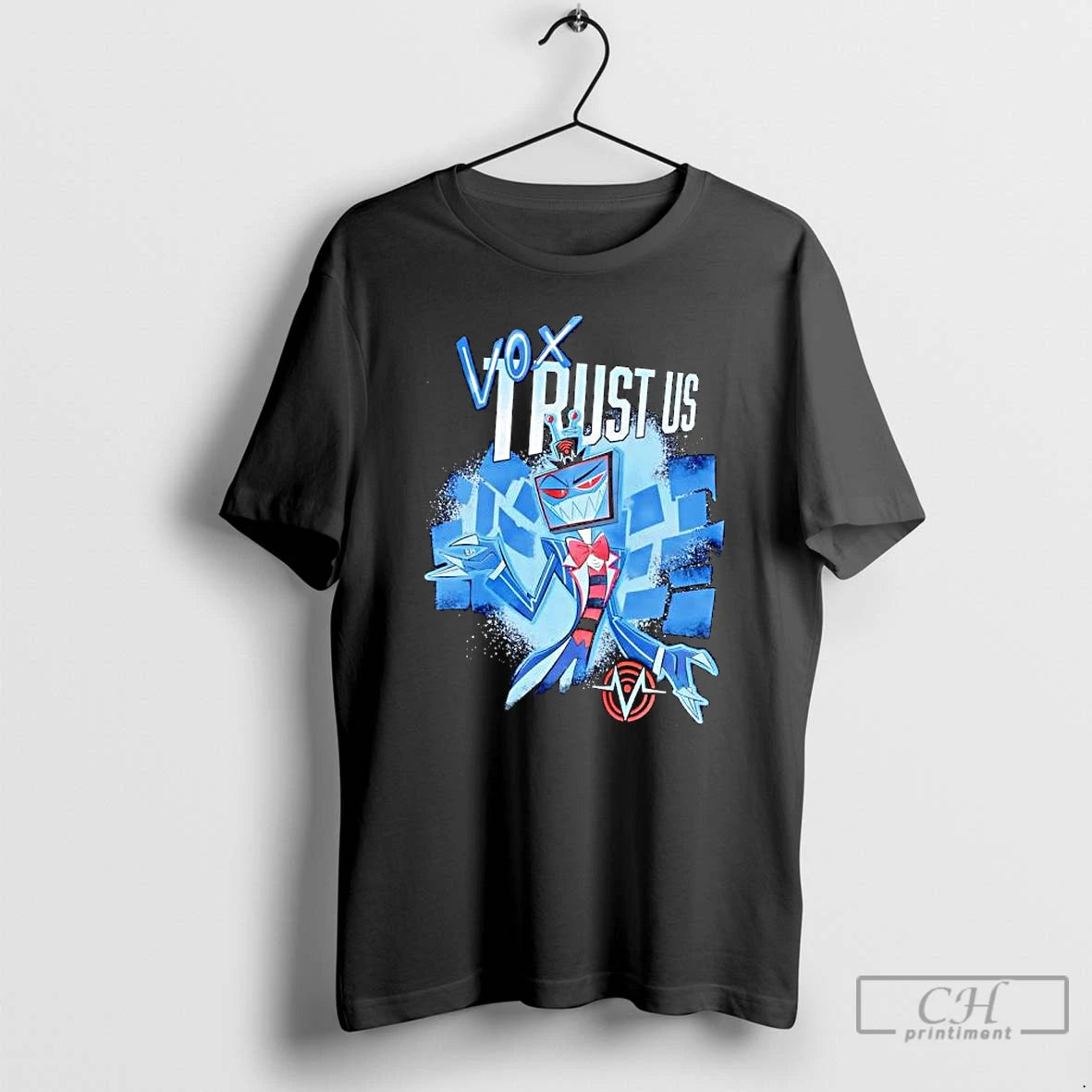 Classic Hazbin Hotel Trust Us Vox T-Shirts, Hoodie, Sweatshirt | DripVista.com