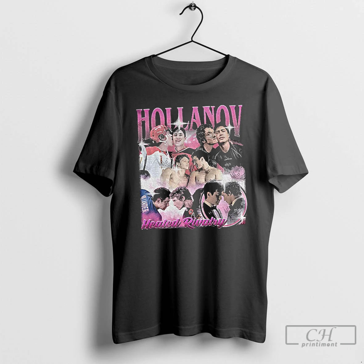 Classic Hollanov Heated Rivalry Hudson Williams Connor Storrie Graphic T-Shirts, Hoodie, Sweatshirt | DripVista.com
