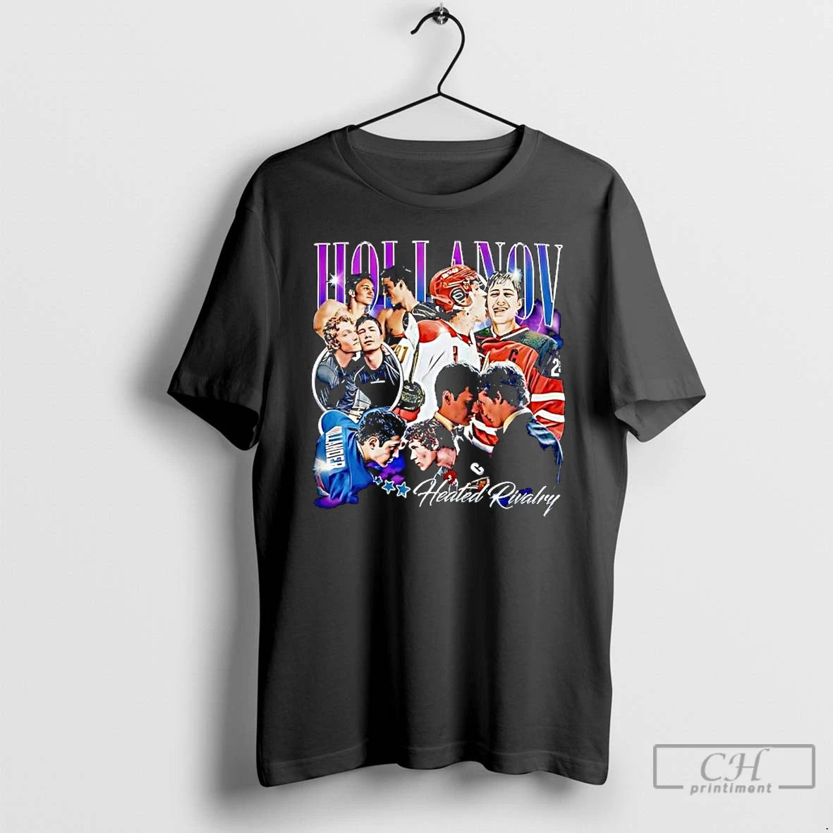 Classic Hollanov Hudson Williams And Connor Storrie Heated Rivalry Graphic T-Shirts, Hoodie, Sweatshirt | DripVista.com