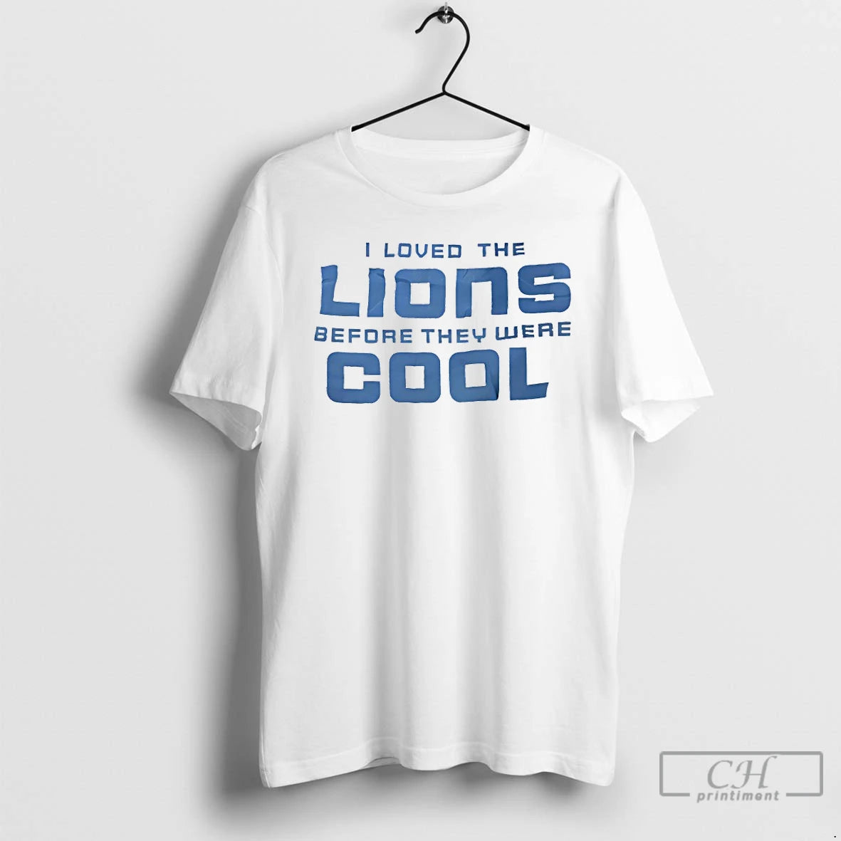 Classic I Loved The Lions Before They Were Cool T-Shirts, Hoodie, Sweatshirt | DripVista.com