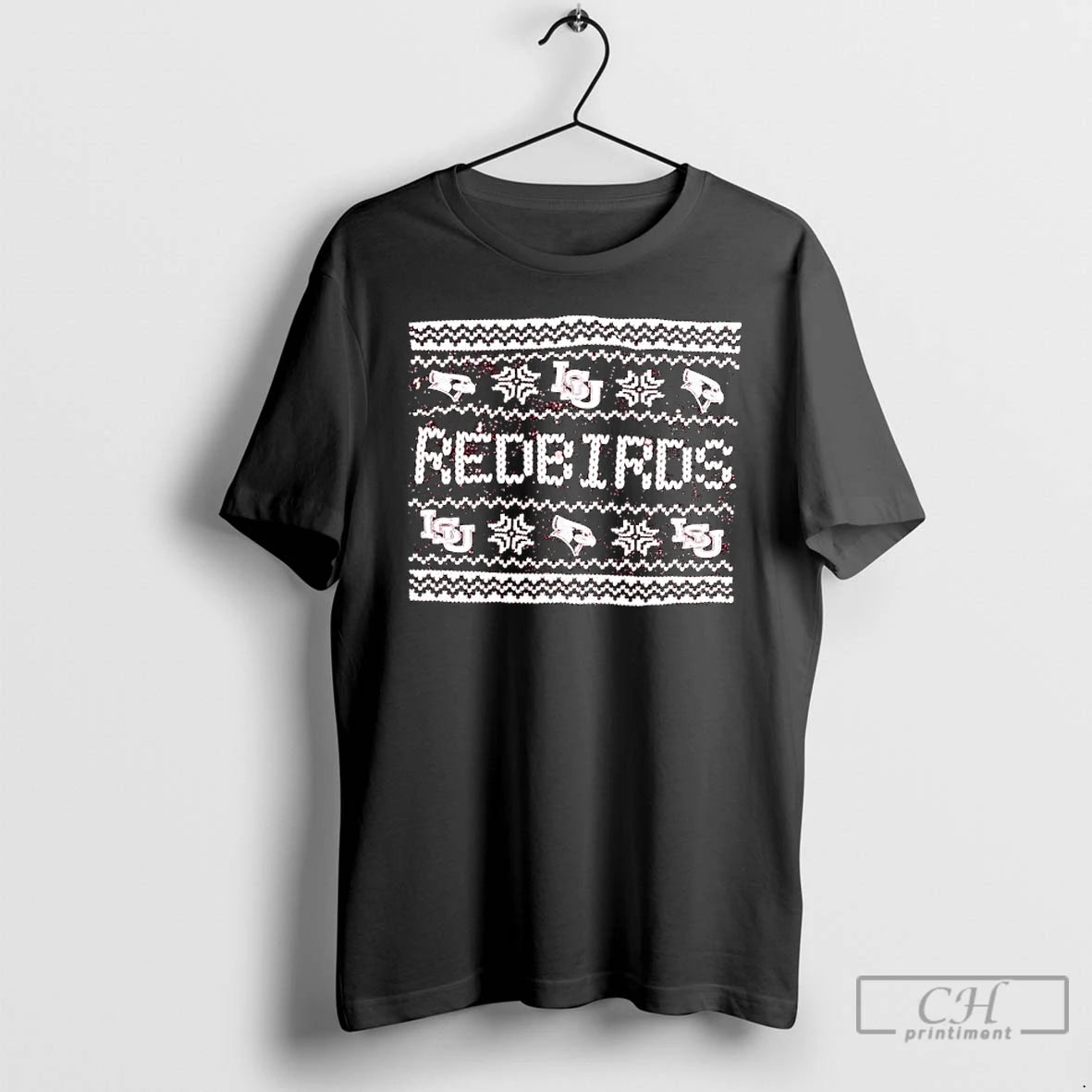 Classic Illinois State University Isu Redbirds Ugly Christmas T-Shirts, Hoodie, Sweatshirt | DripVista.com