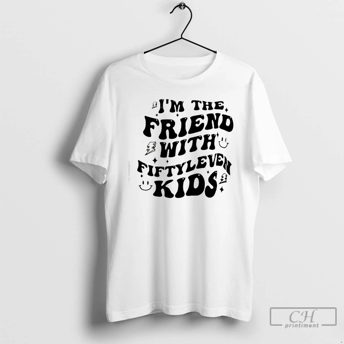 Classic Im The Friend With Fiftleleven Kids Text T-Shirts, Hoodie, Sweatshirt | DripVista.com