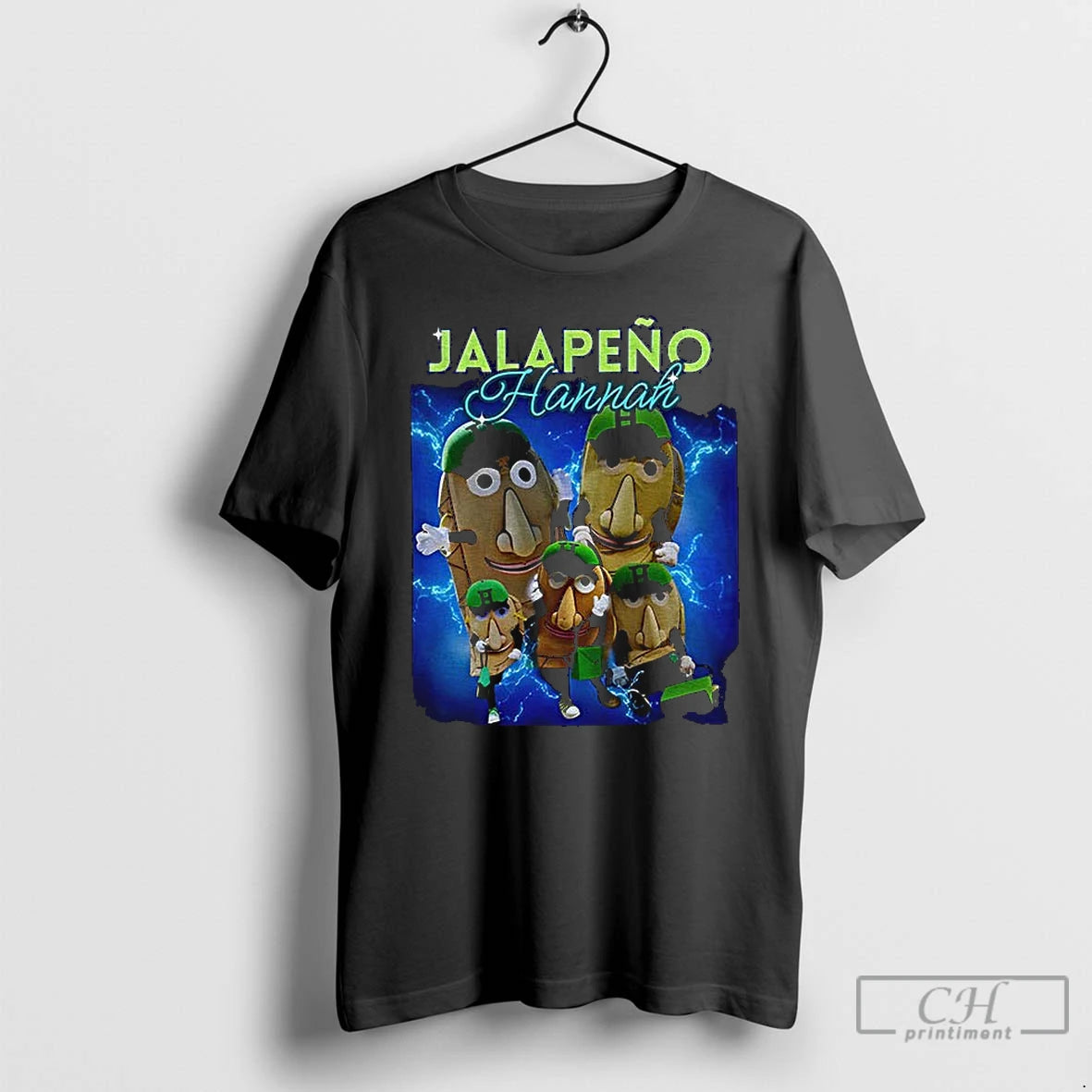 Classic Jalapeno Hannah Meme Lightning Graphic T-Shirts, Hoodie, Sweatshirt | DripVista.com
