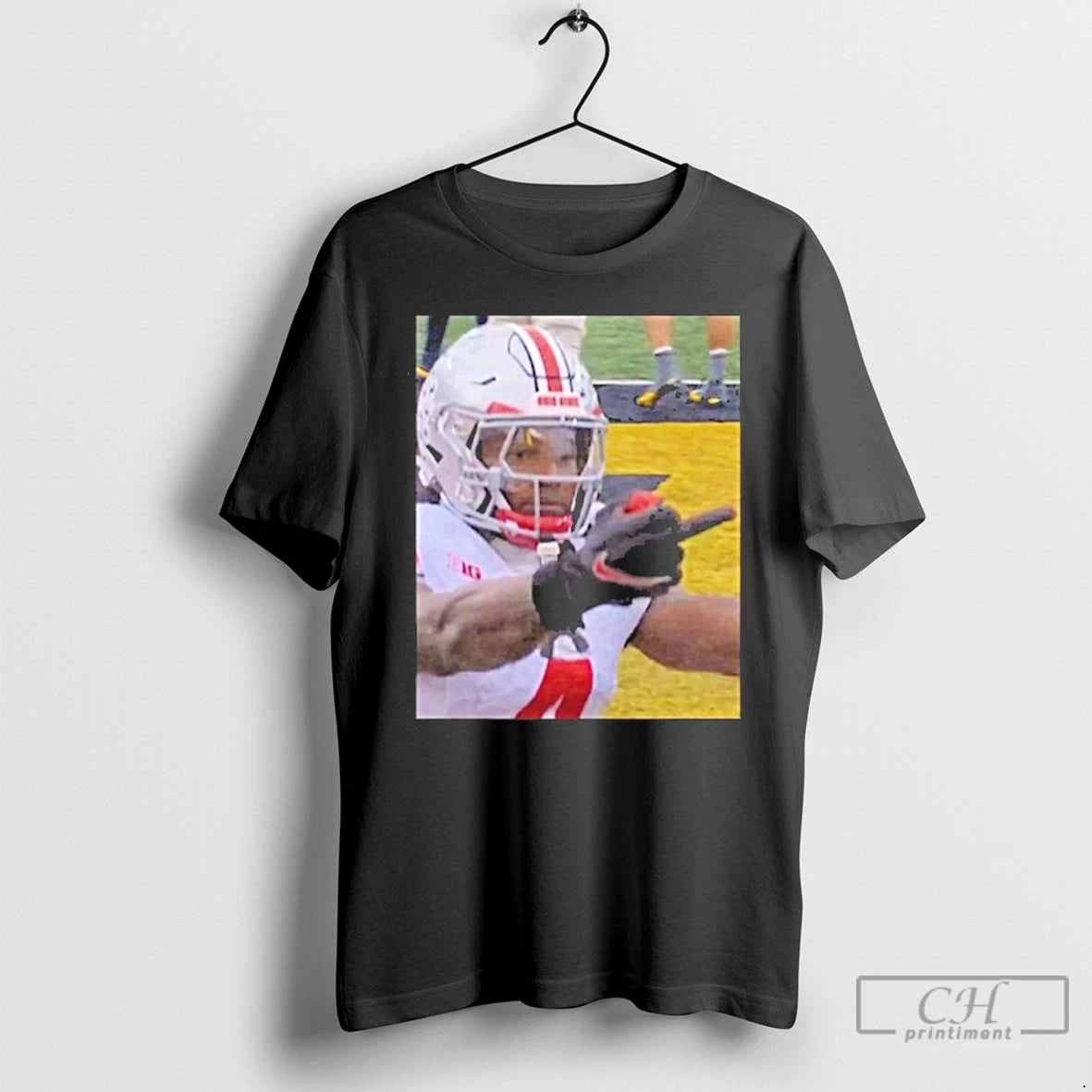 Classic Jeremiah Smith Flips Off Michigan Fan Football T-Shirts, Hoodie, Sweatshirt | DripVista.com