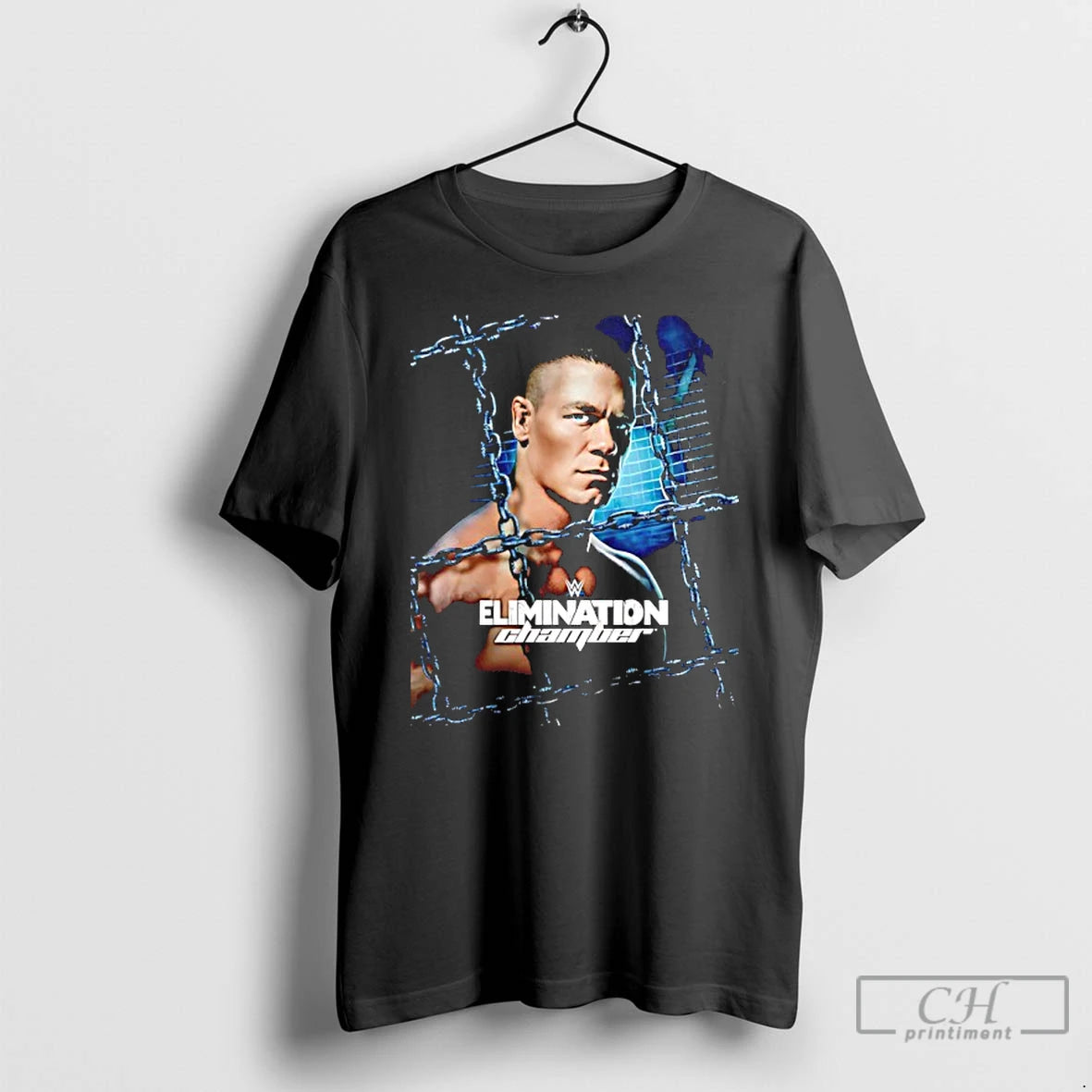 Classic John Cena Elimination Chamber Graphic T-Shirts, Hoodie, Sweatshirt | DripVista.com