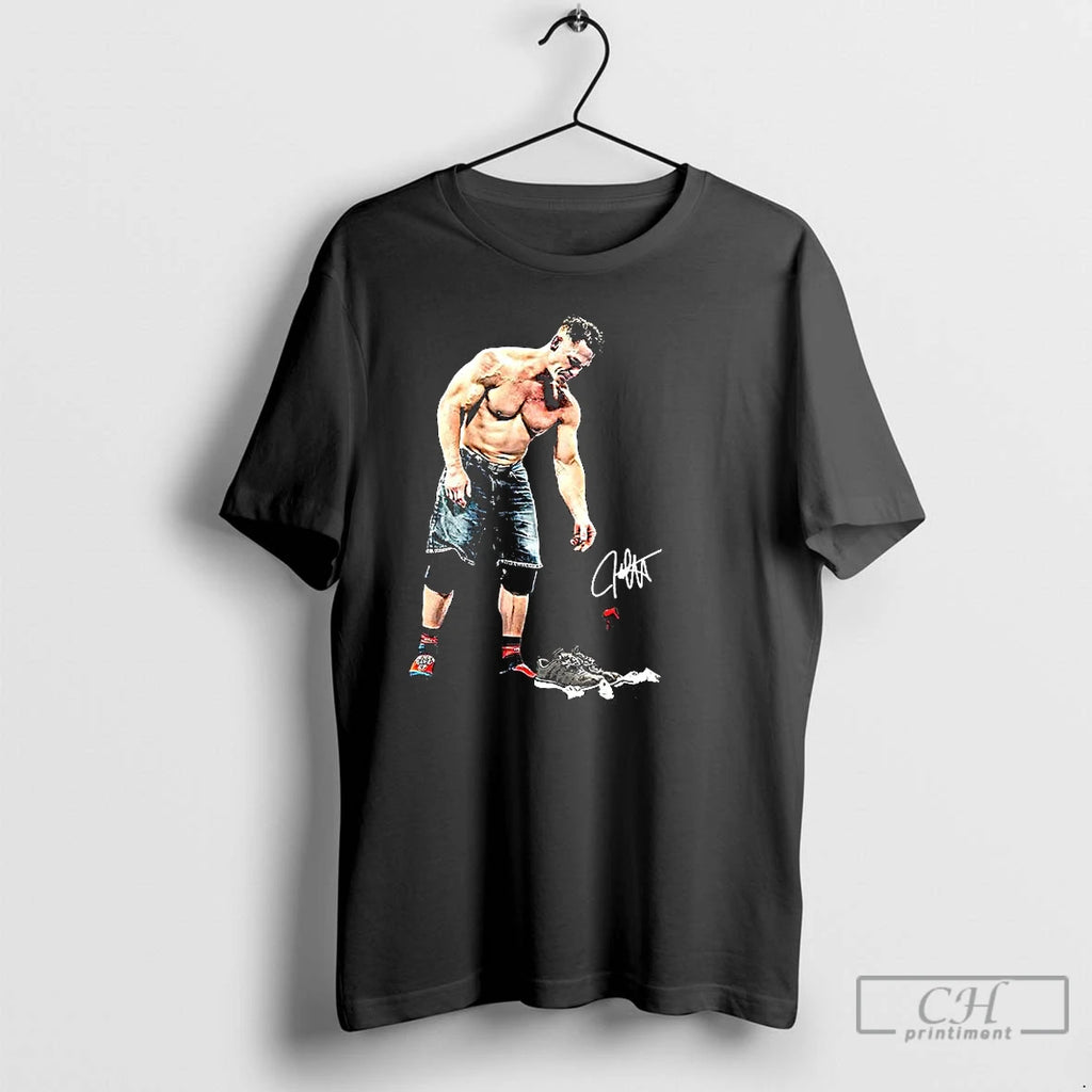 Classic John Cena Final Art Never Give Up Signature Hirt T-Shirts, Hoodie, Sweatshirt | DripVista.com
