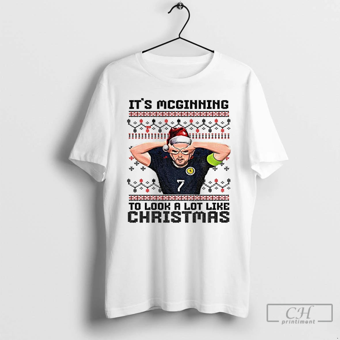 Classic John Mcginn Santa Hat Its Mcginning To Look A Lot Like Christmas T Shirts Hoodie, Sweatshirt | DripVista.com