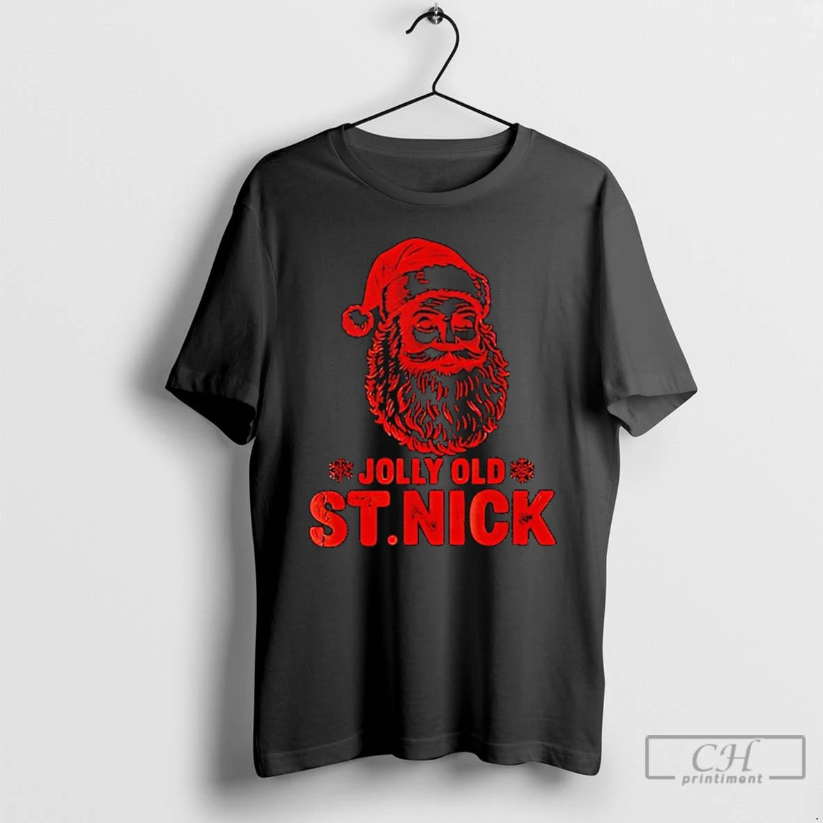Classic Jolly Old St Nick Santa Claus Vintage Christmas T-Shirts, Hoodie, Sweatshirt | DripVista.com