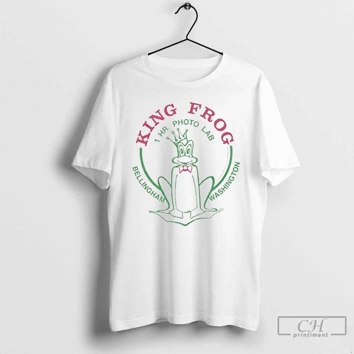 Classic King Frog 1 Hour Photo Lab Bellingham Washington T-Shirts, Hoodie, Sweatshirt | DripVista.com