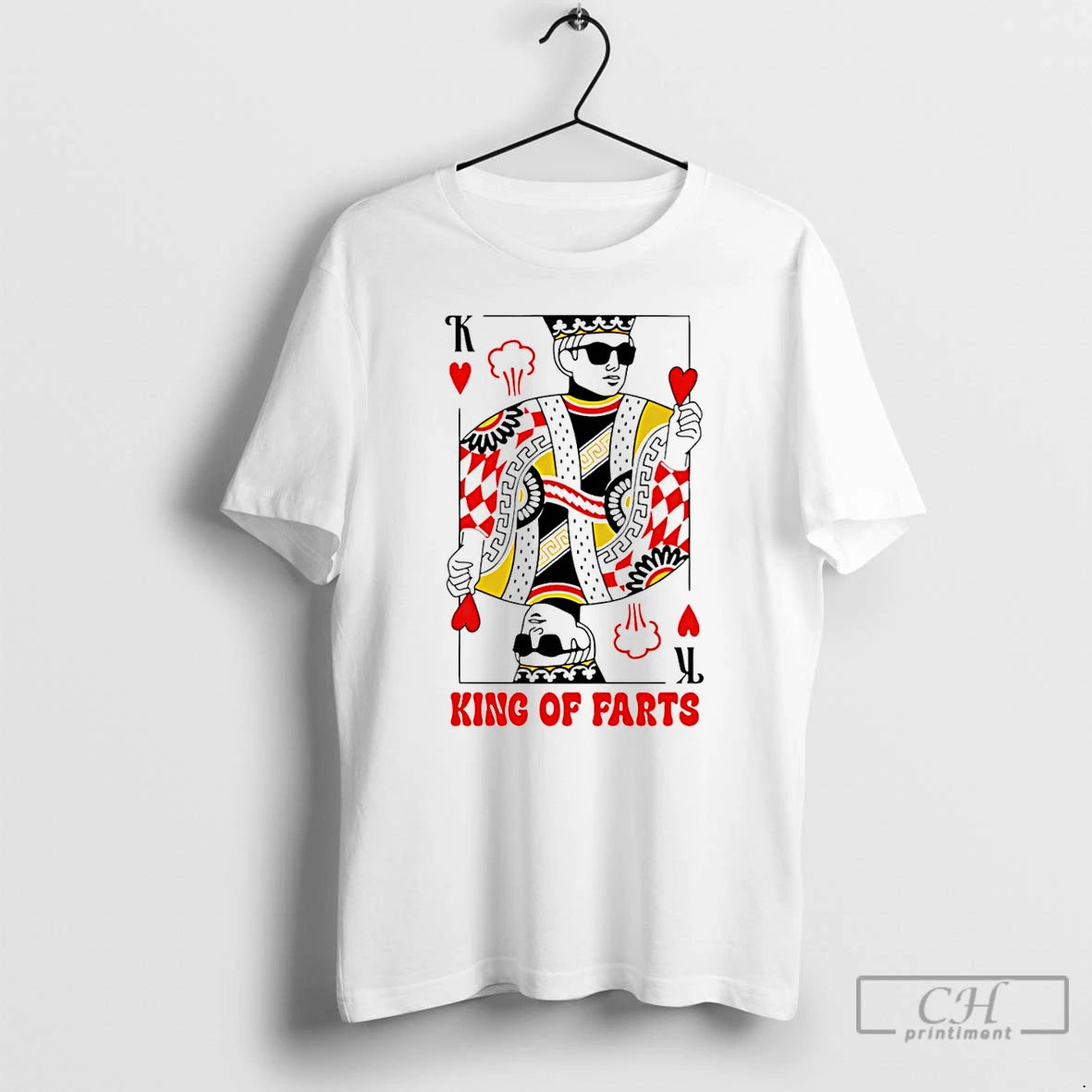 Classic King Of Farts Cards Retro T-Shirts, Hoodie, Sweatshirt | DripVista.com