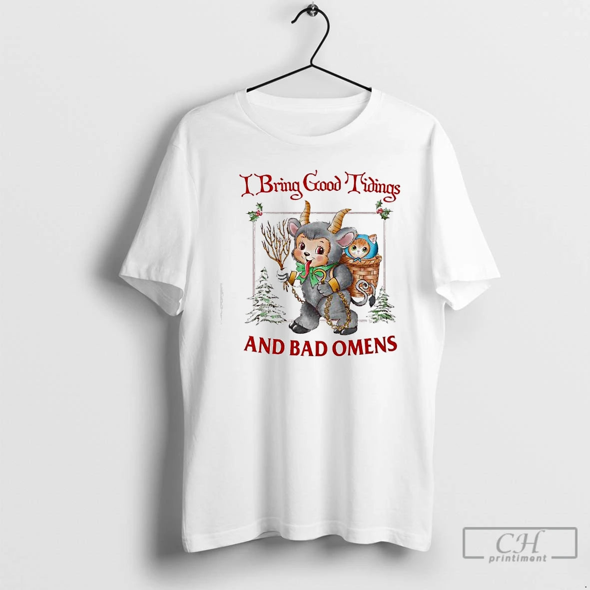 Classic Krampus Alpine Folklore I Bring Good Tidings And Bad Omens T-Shirts, Hoodie, Sweatshirt | DripVista.com