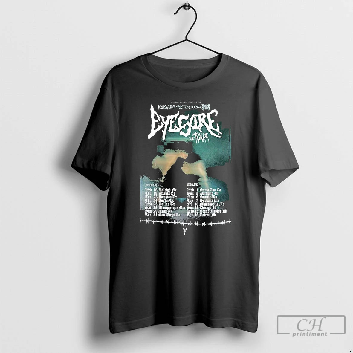 Classic Kxllswxtch Druidess Warlord Colossus March April Tour 2026 T-Shirts, Hoodie, Sweatshirt | DripVista.com