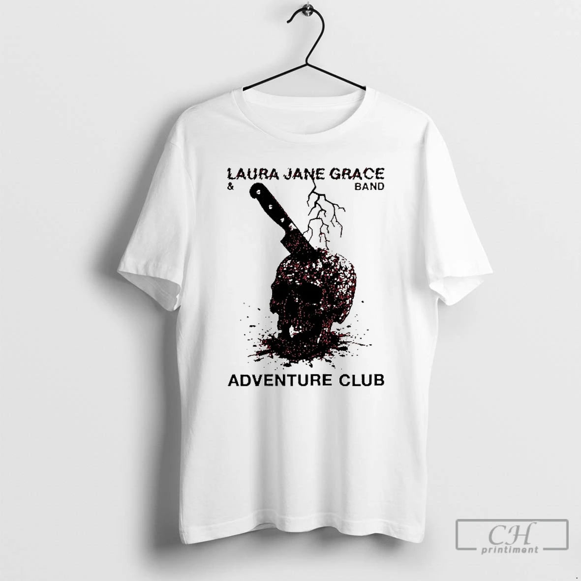 Classic Laura Jane Grace Chris Norris Adventure Club Skull Knife T-Shirts, Hoodie, Sweatshirt | DripVista.com