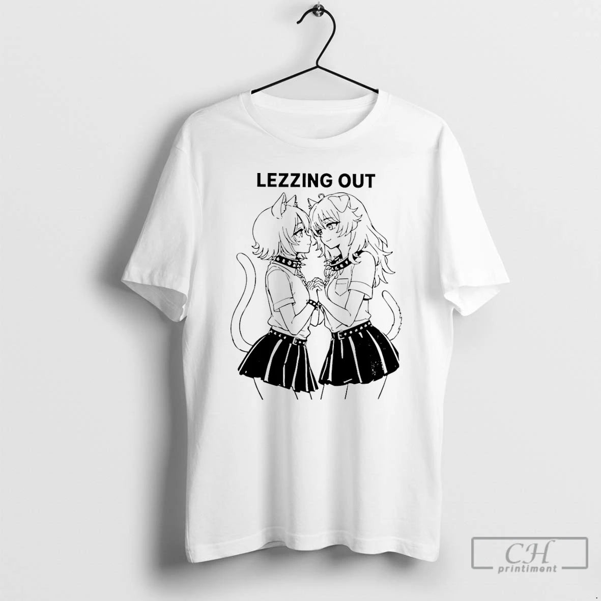 Classic Lezzing Out Lesbian Anime T-Shirts, Hoodie, Sweatshirt | DripVista.com