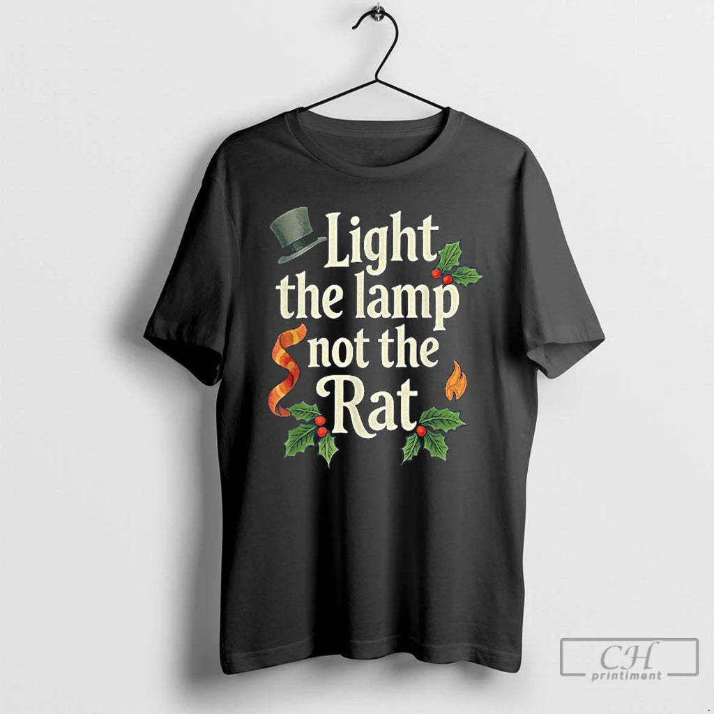 Classic Light The Lamp Not The Rat Christmas T-Shirts, Hoodie, Sweatshirt | DripVista.com