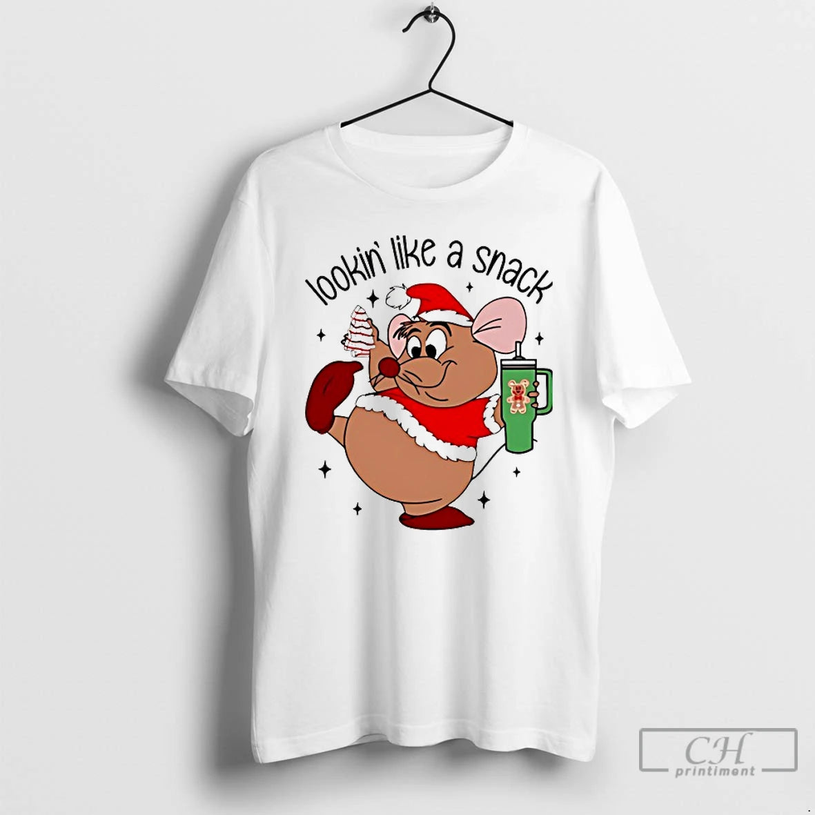Classic Looking Like A Snack Christmas Cartoon Mouse T-Shirts, Hoodie, Sweatshirt | DripVista.com