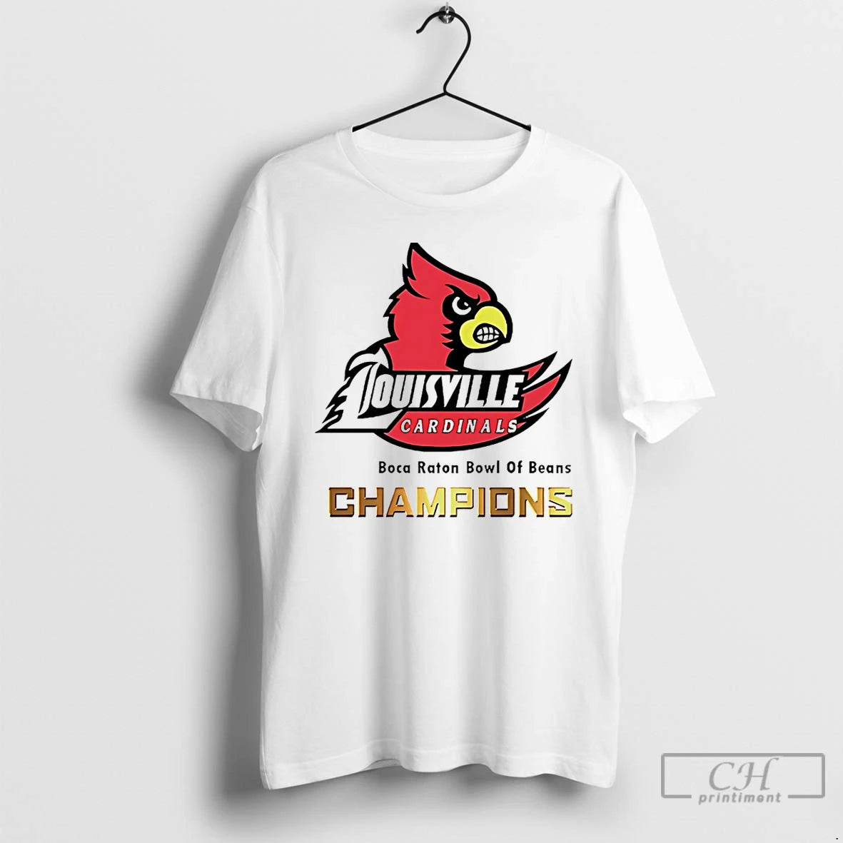 Classic Louisville Football Roca Raton Bowl Of Beans Champions Logo T-Shirts, Hoodie, Sweatshirt | DripVista.com