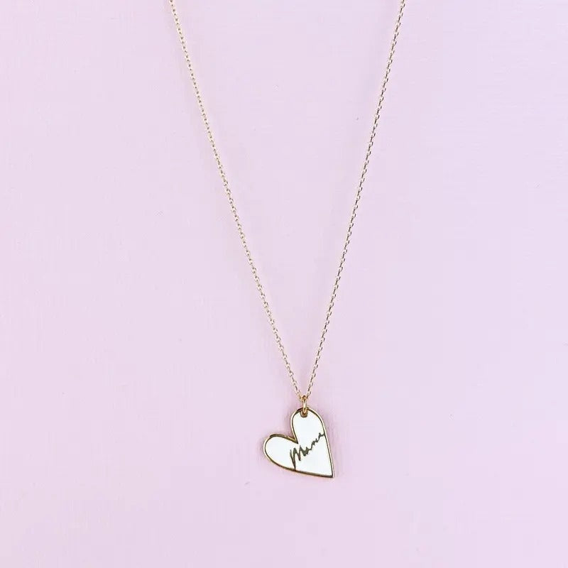 Classic Mama Heart Necklace *Final Sale* T-Shirts, Hoodie, Sweatshirt | DripVista.com