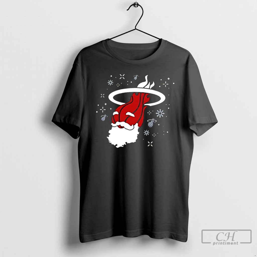 Classic Miami Heat Ho Ho Heat Logo T-Shirts, Hoodie, Sweatshirt | DripVista.com