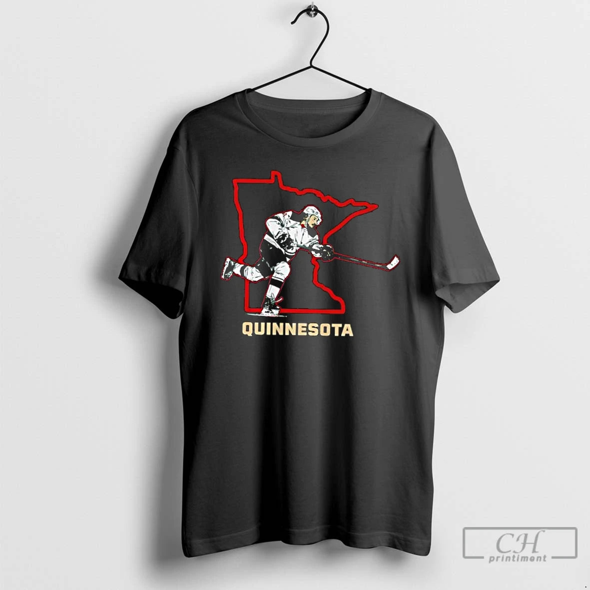 Classic Minnesota Wild Quinn Hughes Quinnesota Map T-Shirts, Hoodie, Sweatshirt | DripVista.com