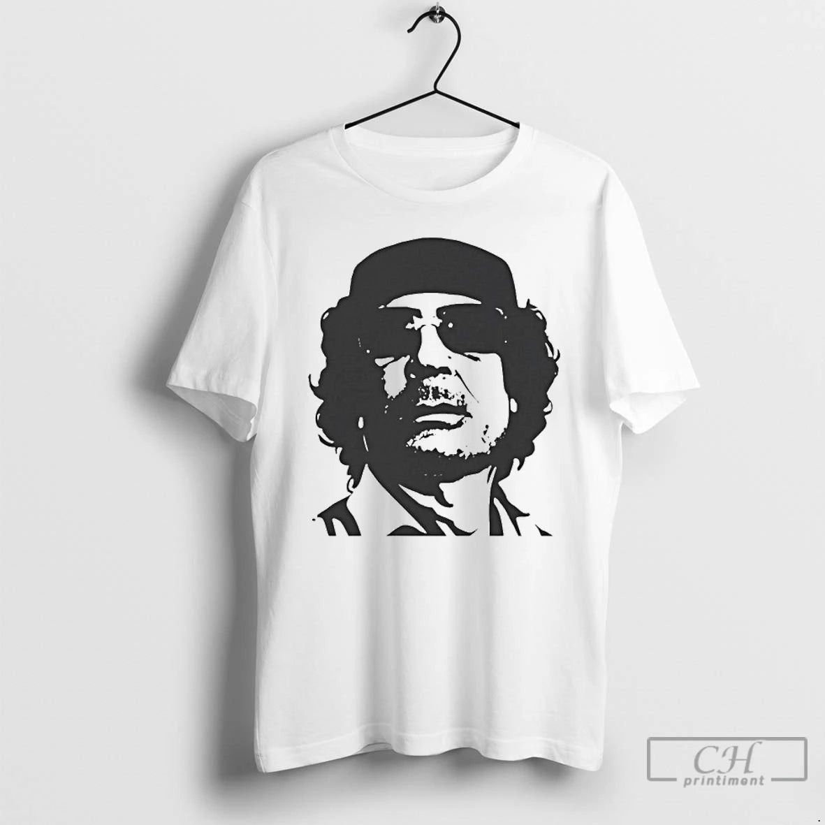Classic Muammar Gaddafi Face T-Shirts, Hoodie, Sweatshirt | DripVista.com