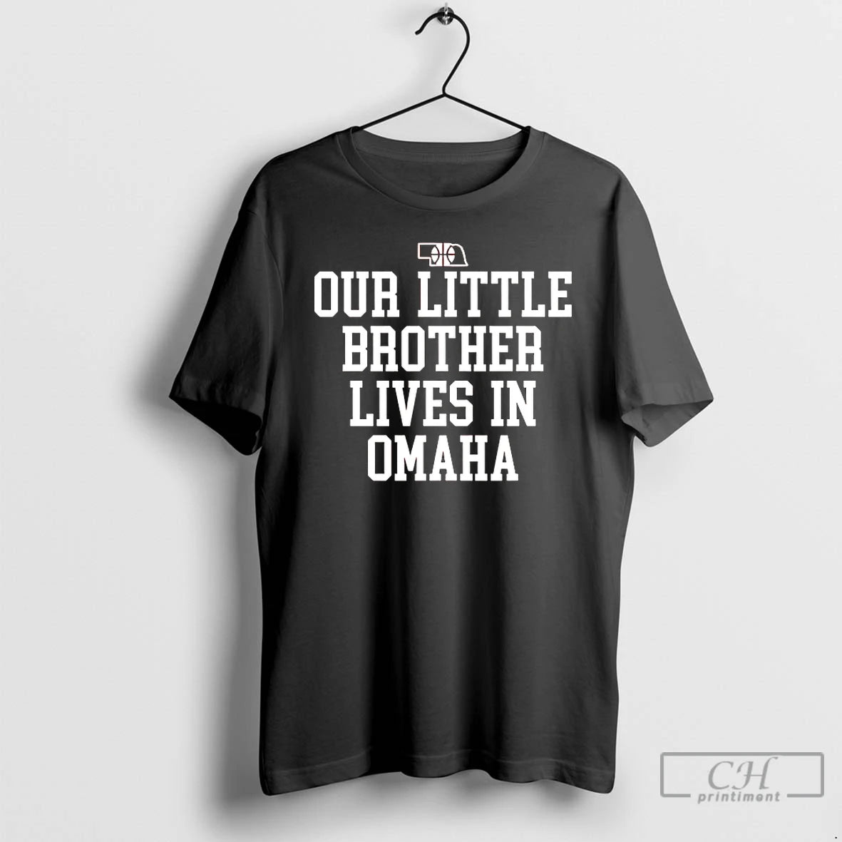 Classic Nebraska Our Little Brother Lives In Omaha T-Shirts, Hoodie, Sweatshirt | DripVista.com