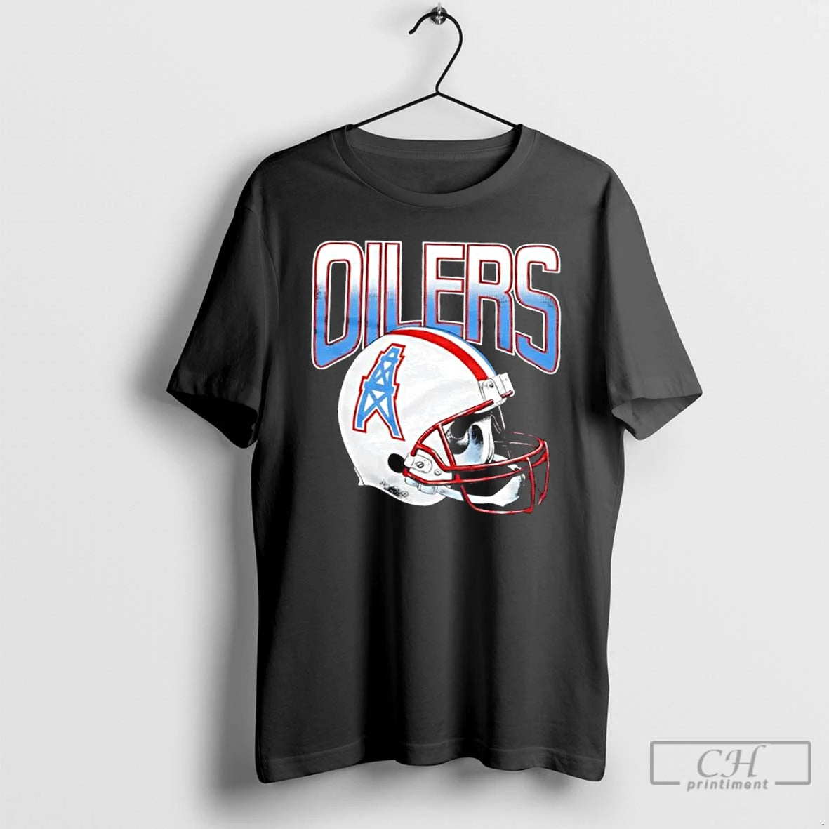 Classic Oilers Football Gradient Football Helmet T-Shirts, Hoodie, Sweatshirt | DripVista.com