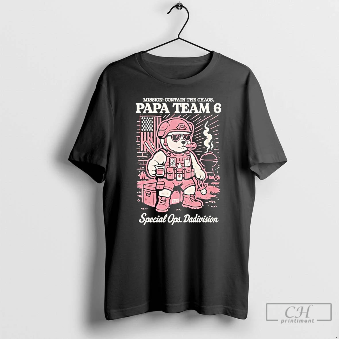Classic Papa Team 6 Special Ops Dadivision T-Shirts, Hoodie, Sweatshirt | DripVista.com
