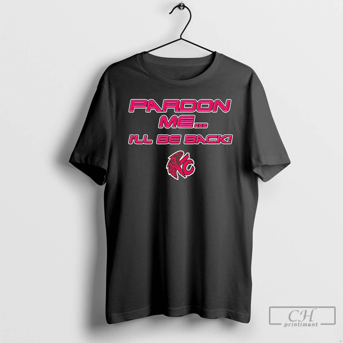 Classic Pardon Me Ill Be Back Kc Navarro T-Shirts, Hoodie, Sweatshirt | DripVista.com