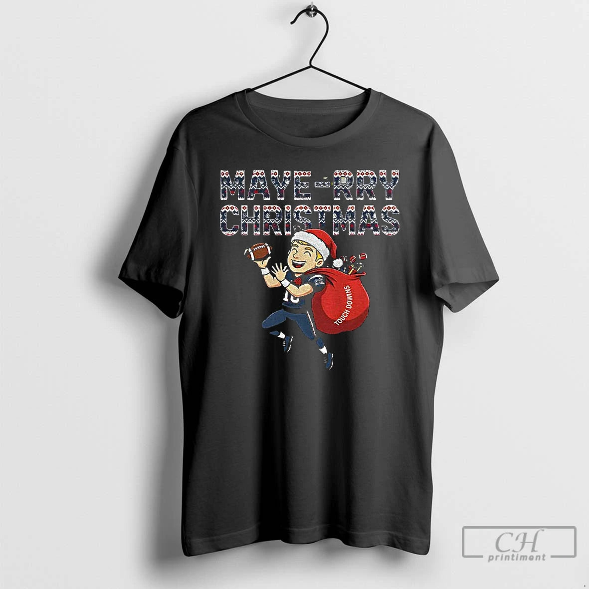 Classic Patriots Xmas Drake Maye Maye Rry New England Christmas T-Shirts, Hoodie, Sweatshirt | DripVista.com