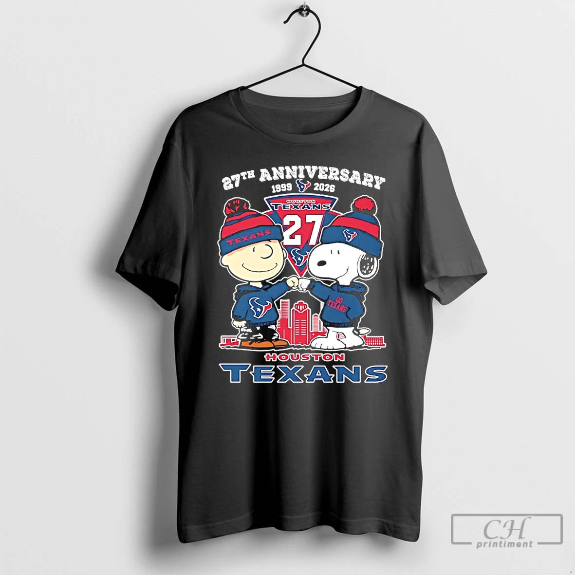 Classic Peanuts X Houston Texans 1999 2026 27th Anniversary T-Shirts, Hoodie, Sweatshirt | DripVista.com